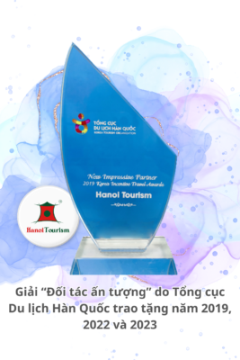 Giải “Đối tác ấn tượng” do Tổng cục Du lịch Hàn Quốc trao tặng năm 2019, 2022 và 2023