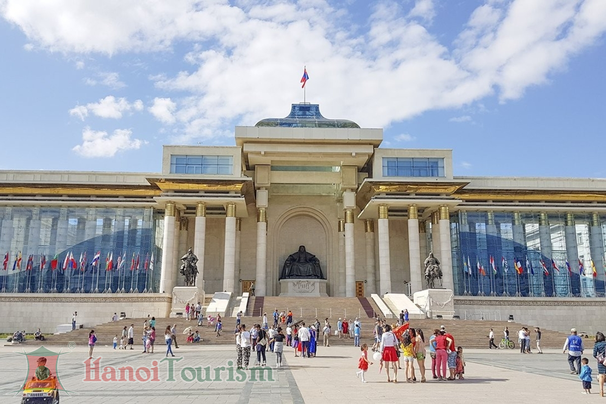 Quảng trường Sukhbaatar - mông cổ